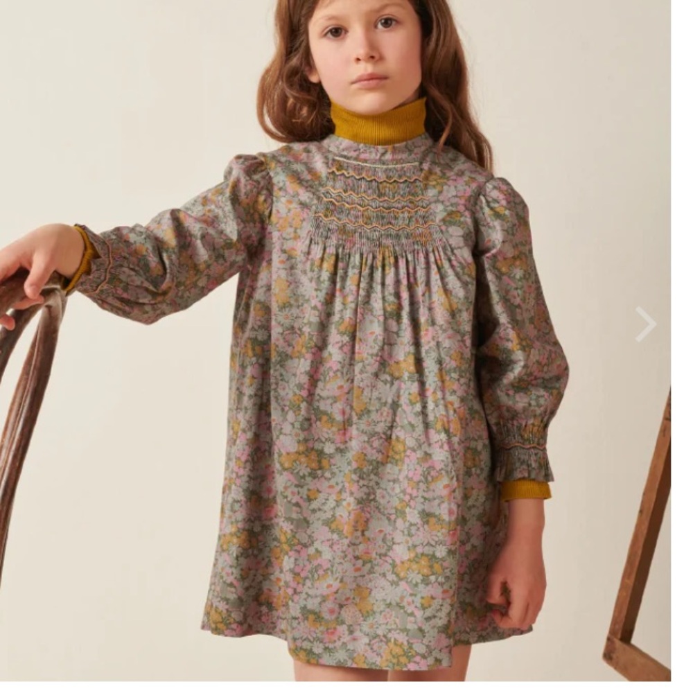 NWT Bonpoint girls liberty print floral dress size 14y